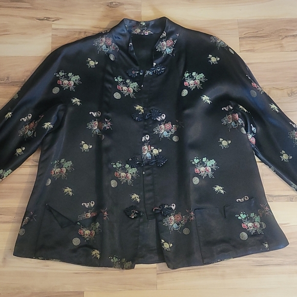 Vintage Asian Jacket and Matching Lounge Pants - Picture 2 of 16